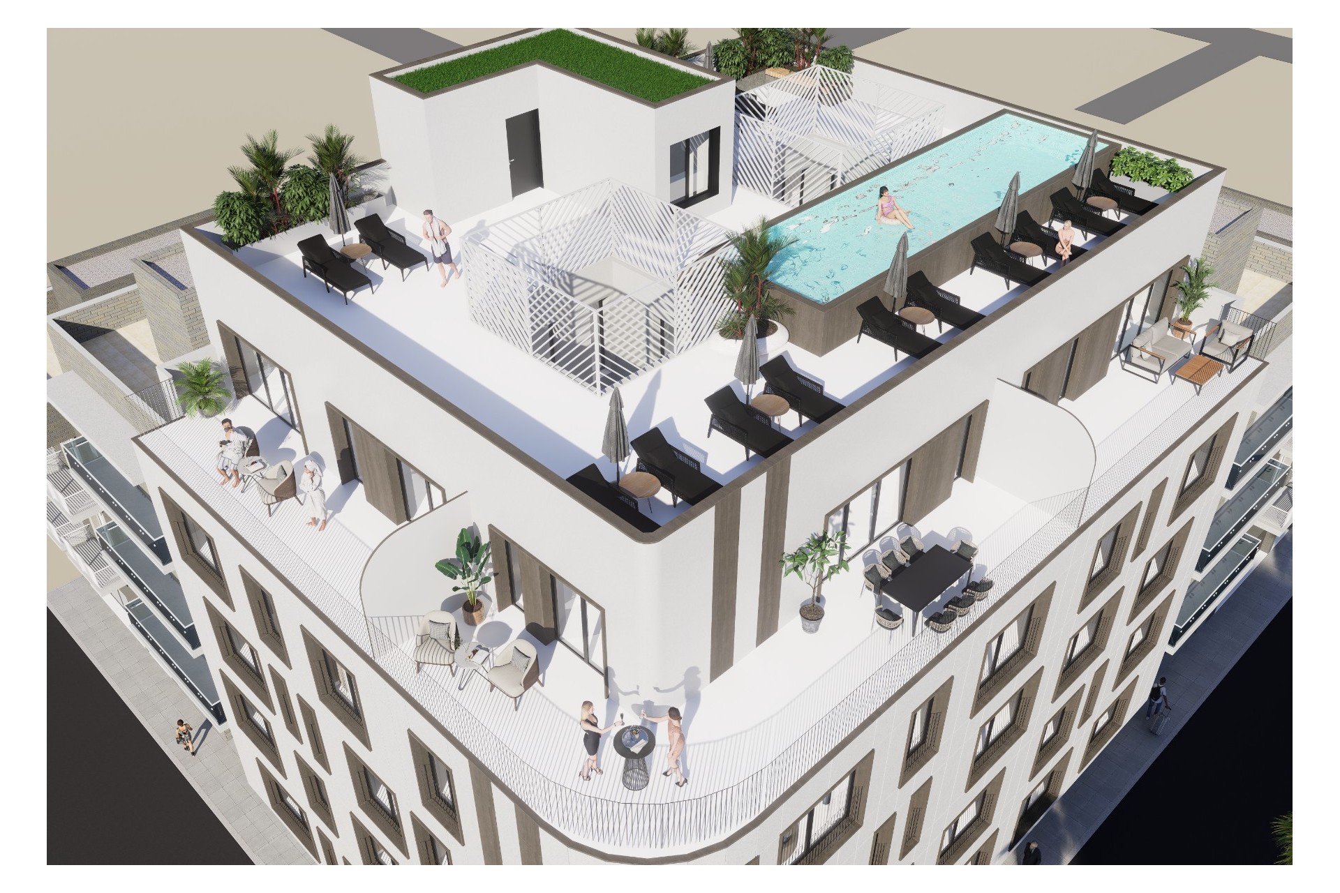 Nieuwbouw Woningen - Appartement  - Torrevieja - Torrevieja - Centre