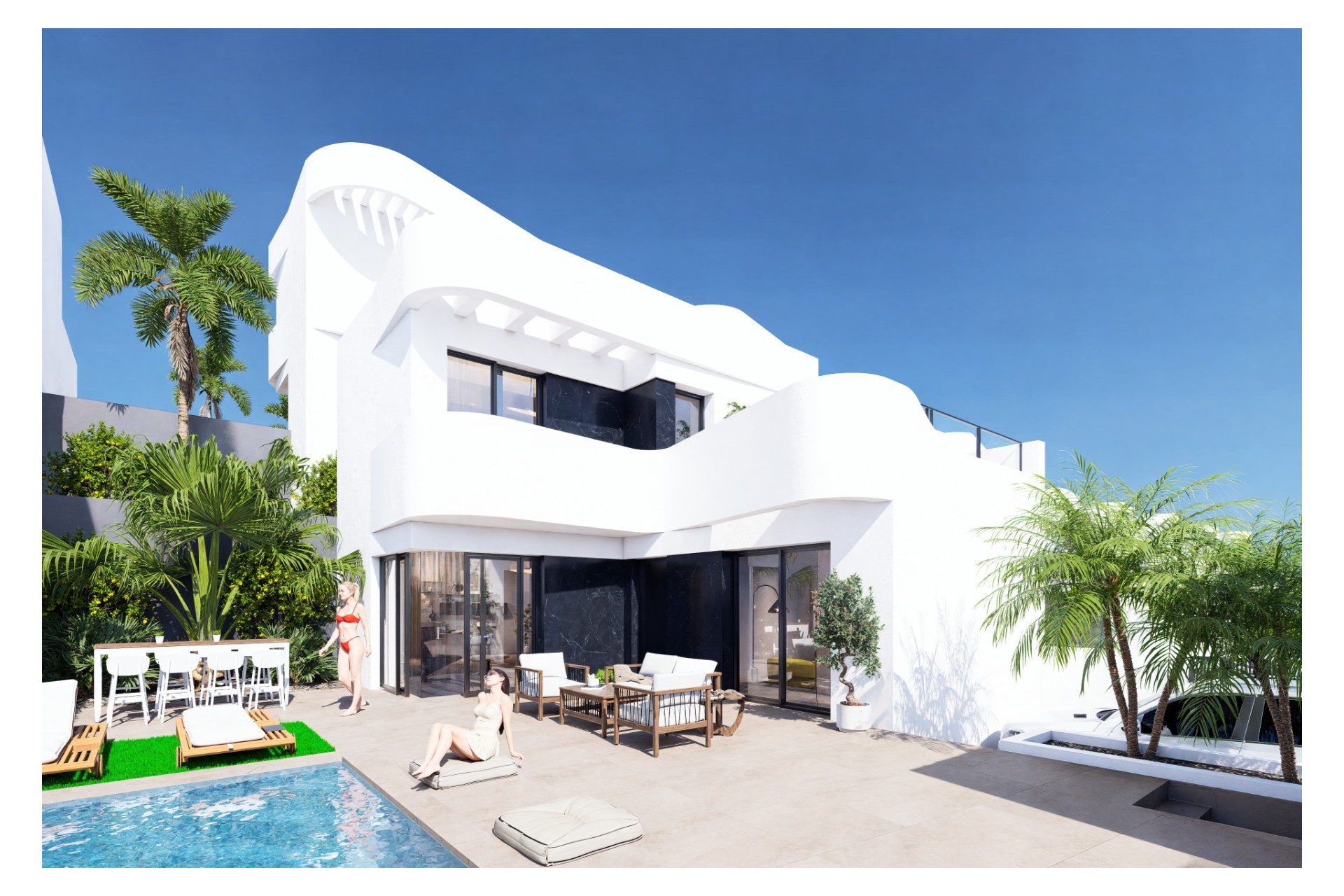 Nieuwbouw Woningen - Geschakelde woning - Algorfa - La Finca Golf