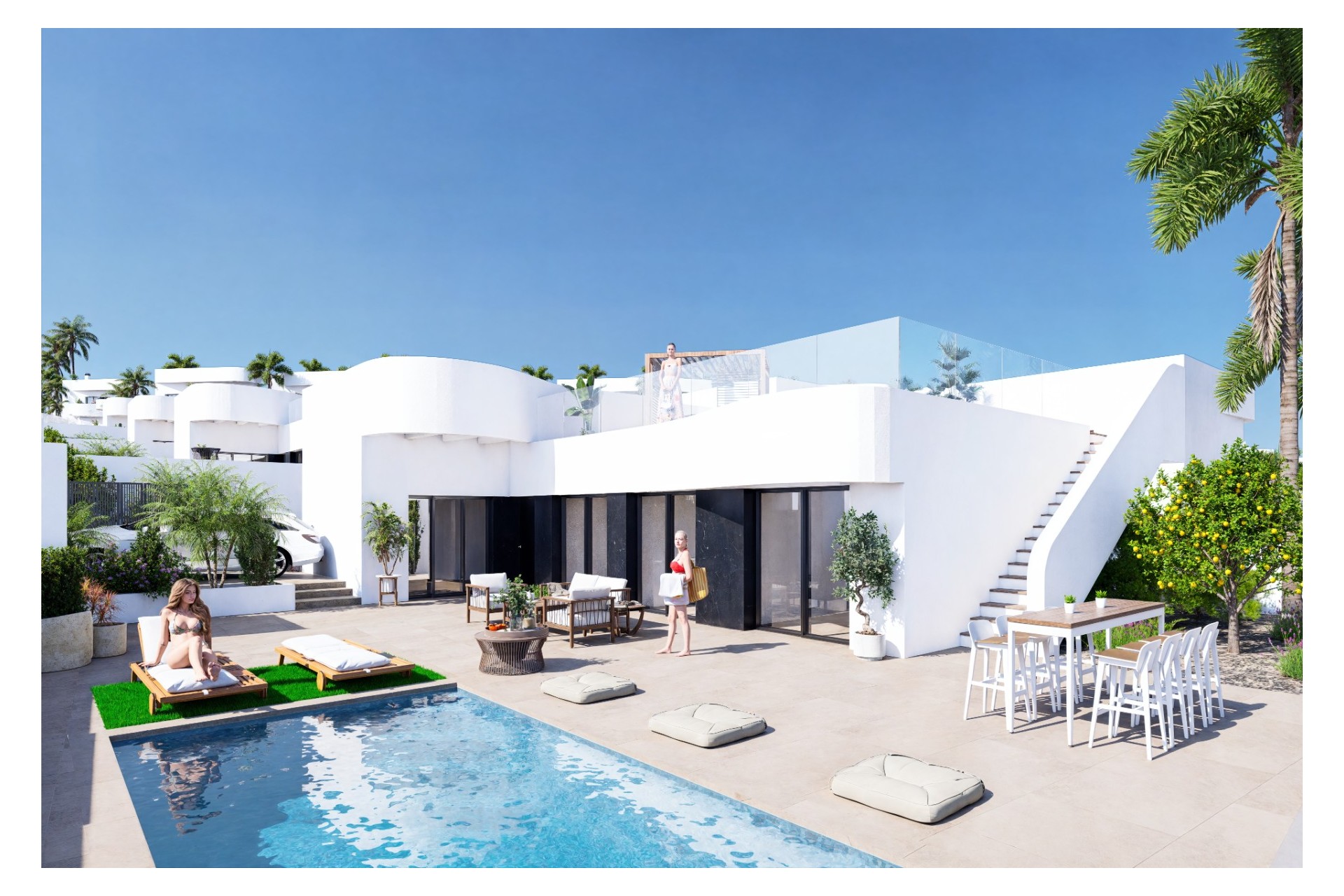 Nieuwbouw Woningen - Geschakelde woning - Algorfa - La Finca Golf