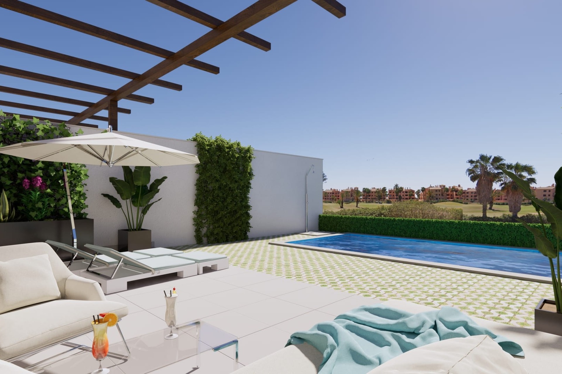 Nieuwbouw Woningen - Geschakelde woning - Los Alcazares - La Serena Golf
