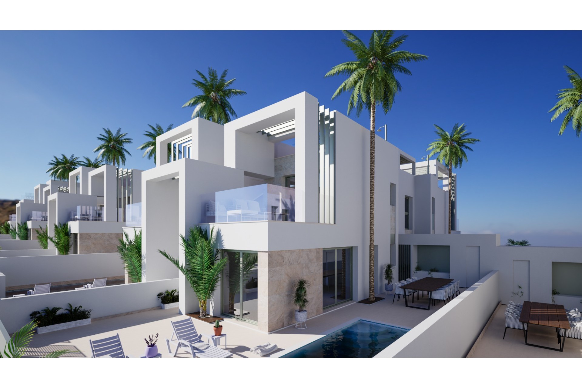 Nieuwbouw Woningen - Geschakelde woning - Los Alcazares - La Serena Golf