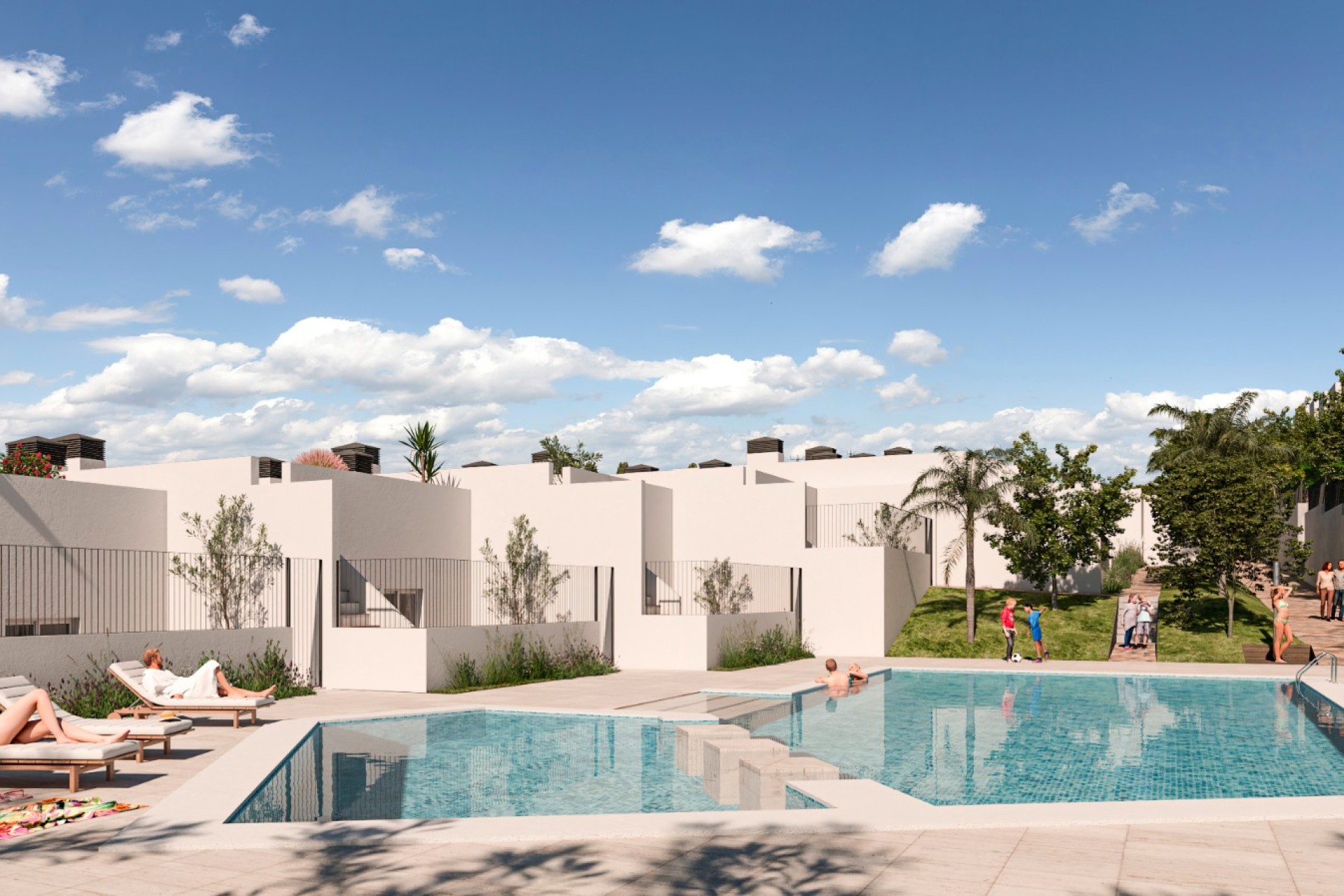 Nieuwbouw Woningen - Geschakelde woning - Monforte del Cid - Alenda Golf