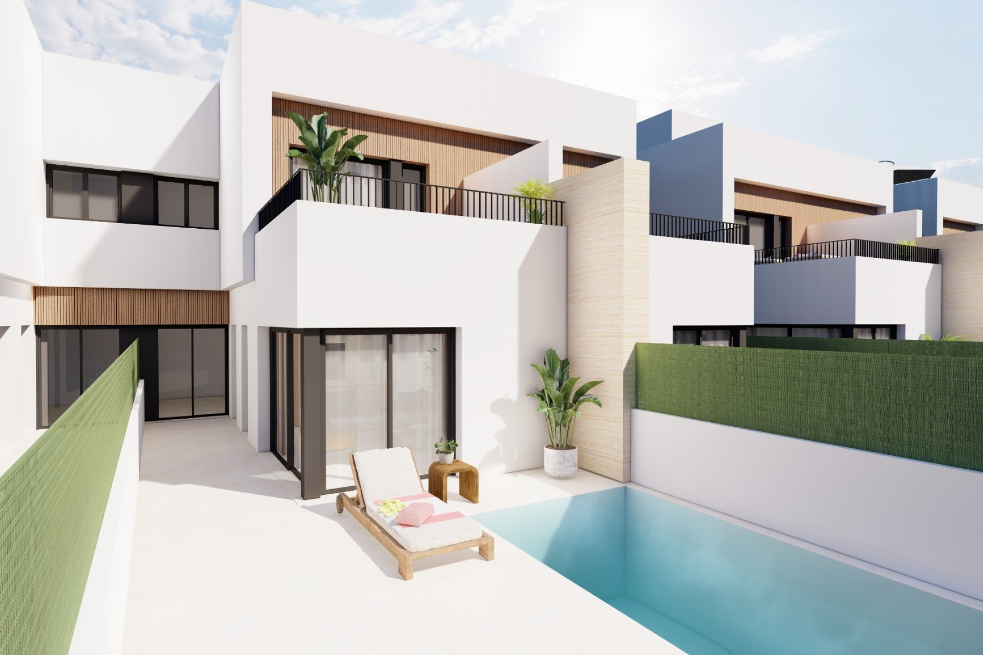 Nieuwbouw Woningen - Geschakelde woning - San Javier - Santiago de la Ribera