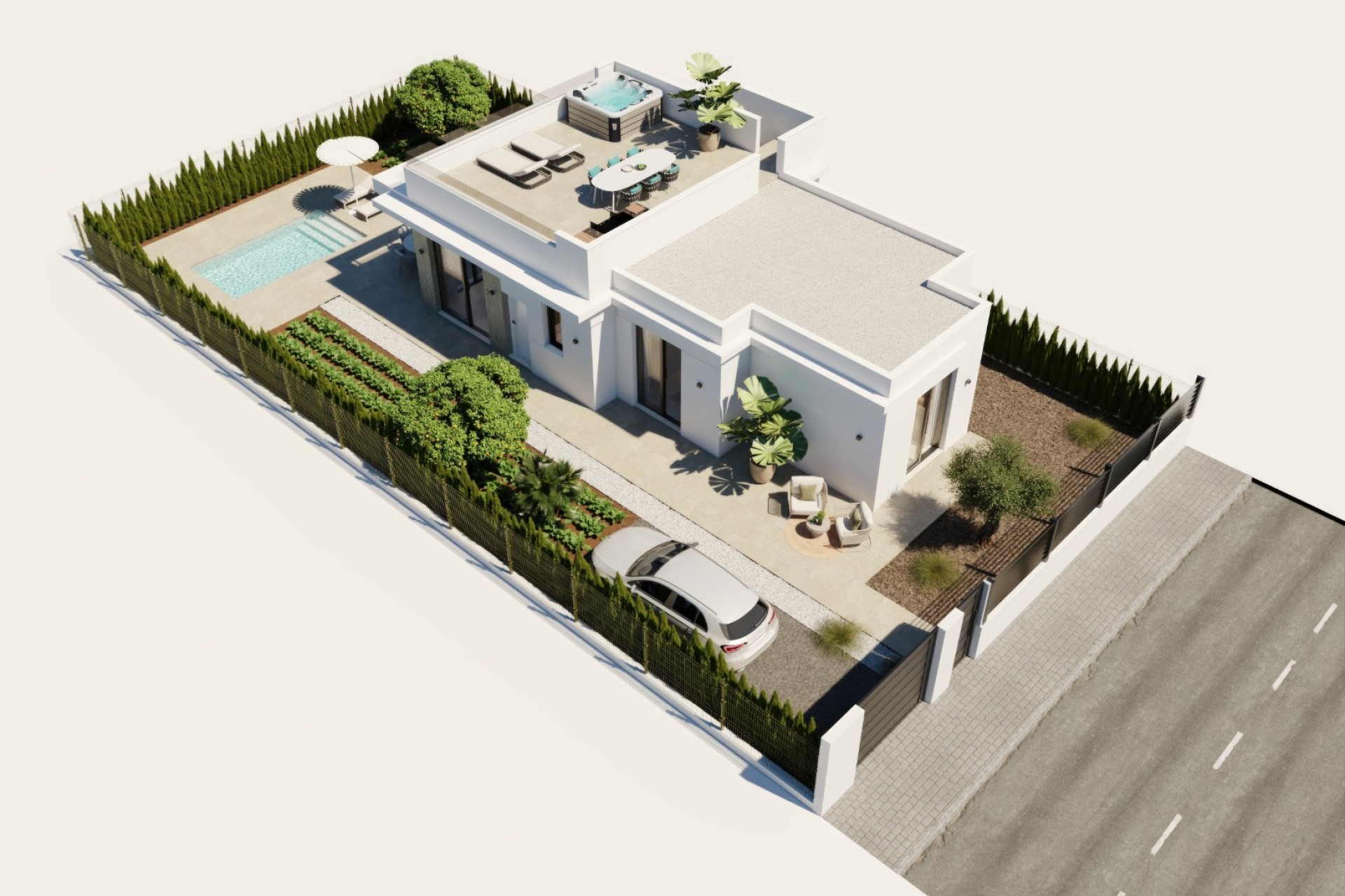 Nieuwbouw Woningen - Vrijstaande woning - Fuente Álamo de Murcia