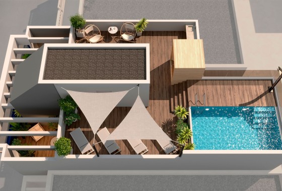 Nieuwbouw Woningen - Appartement  - Torrevieja - Torrevieja - Centre