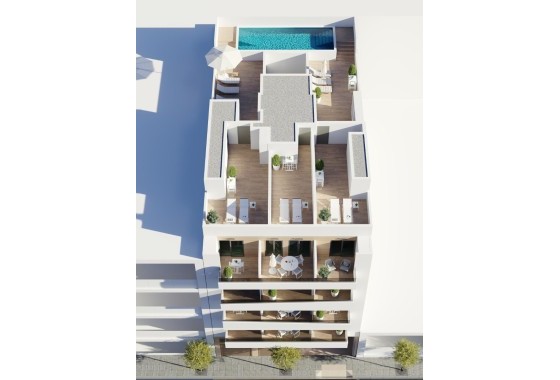 Nieuwbouw Woningen - Appartement  - Torrevieja - Torrevieja - Centre