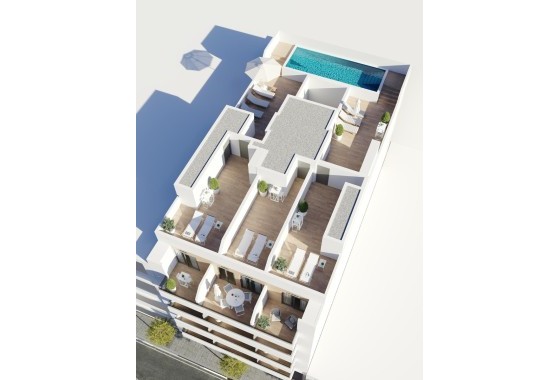 Nieuwbouw Woningen - Appartement  - Torrevieja - Torrevieja - Centre