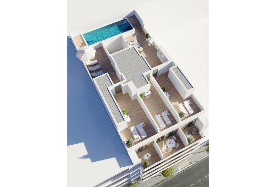 Nieuwbouw Woningen - Appartement  - Torrevieja - Torrevieja - Centre