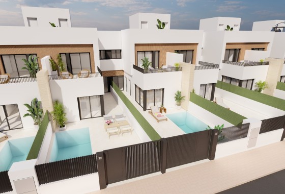 Nieuwbouw Woningen - Geschakelde woning - San Javier - Santiago de la Ribera